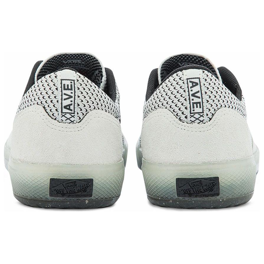 Vans Ave Classic Vcu Anti Slip Wear Resistant Lightweight Breathable Low Top Skateboard Shoes Unisex White Gray