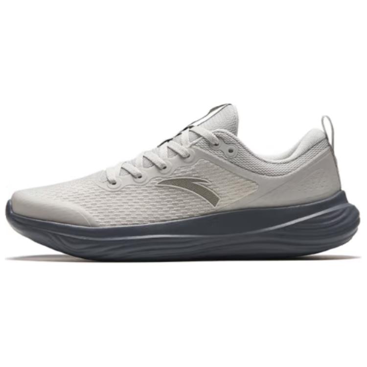 Anta Slip Resistant Low Top Running Shoes Men's Pink Gray
