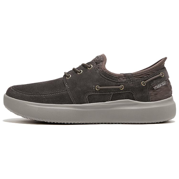 Skechers Slip ins Abrasion Resistant Low Top Casual Shoes Men's Umber