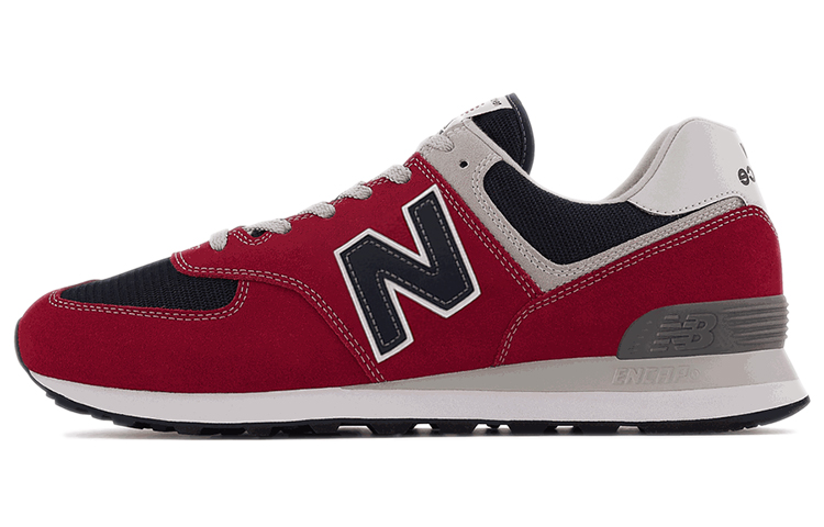 New Balance 574 Red Navy