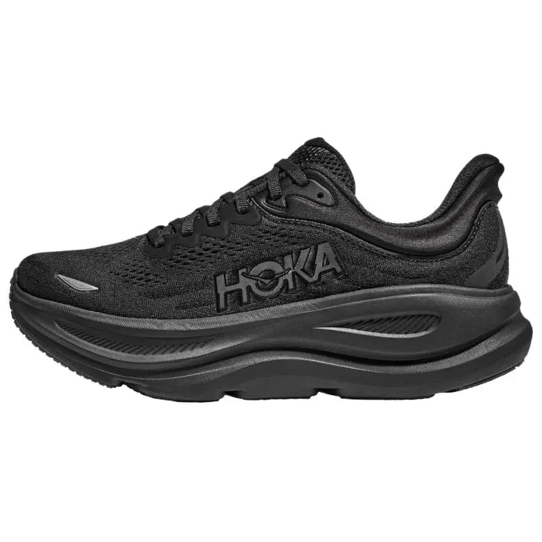 HOKA ONE ONE Abrasion Resistant Breathable Low Top Long Distance Running Shoes Women's Black Loose Fit