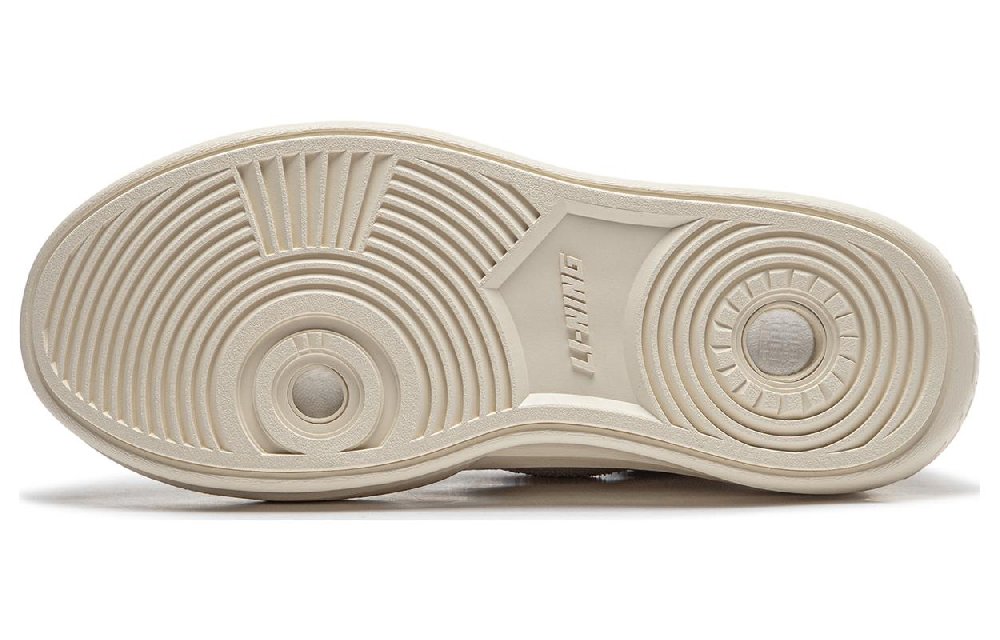 LiNing Gongfu YANG Low-Top Skateboard Shoes Unisex Ecru