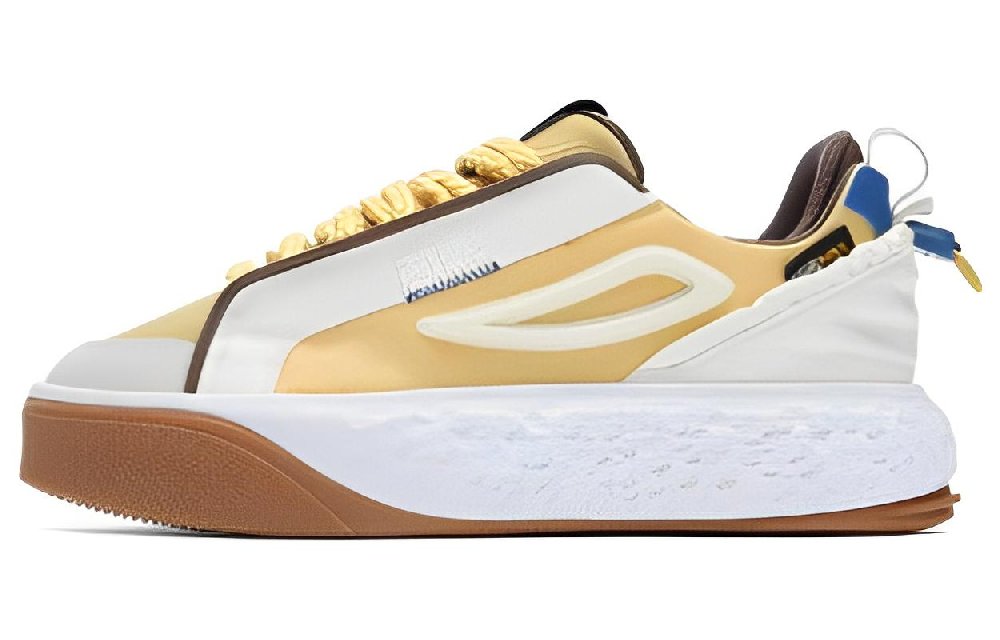 FILA Court Deluxe Low 'White Brown Yellow' Women's