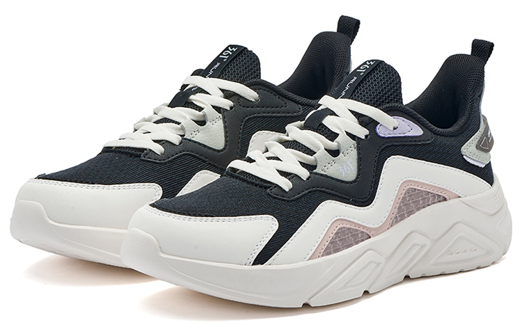 361° Running Shoes Women's Low-Top Obsidian Black/Feather White
