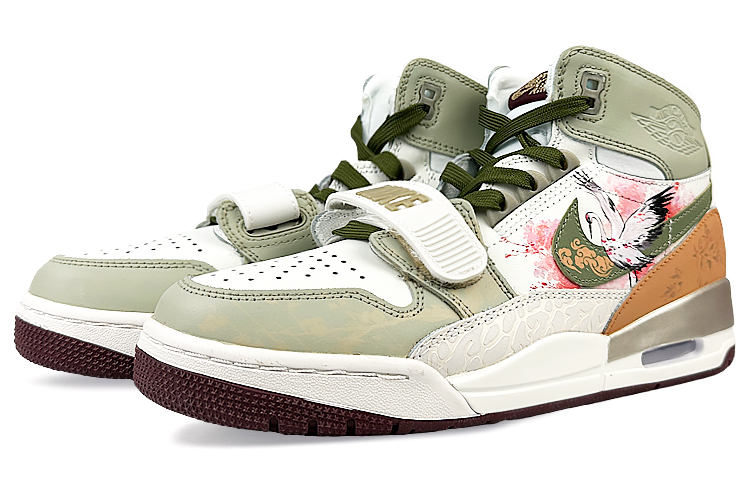 Jordan Legacy 312 High-Top Vintage Basketball Shoes Men's Green