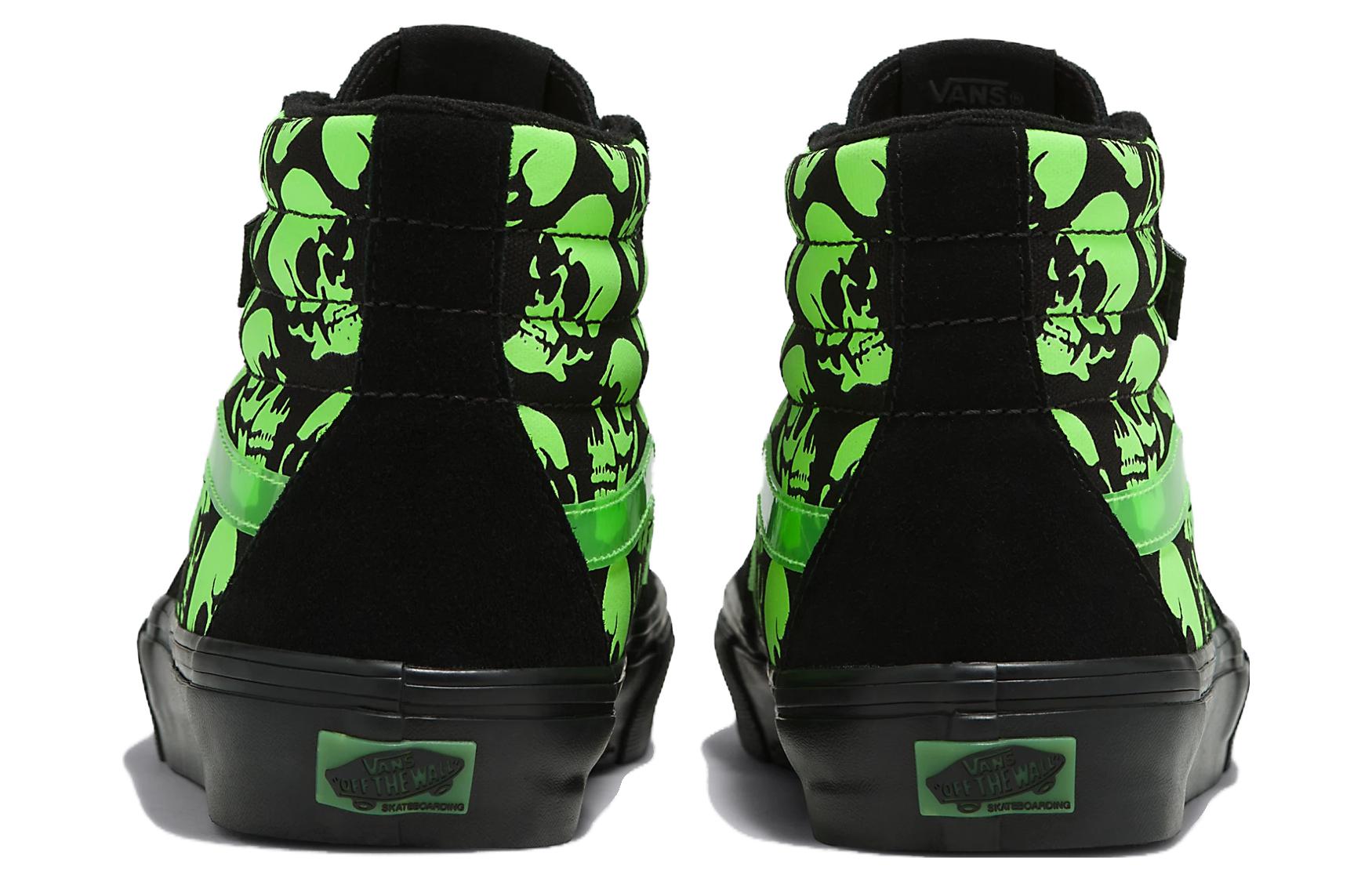 Sk8 Skate Vans Hi 'Glow Skulls'