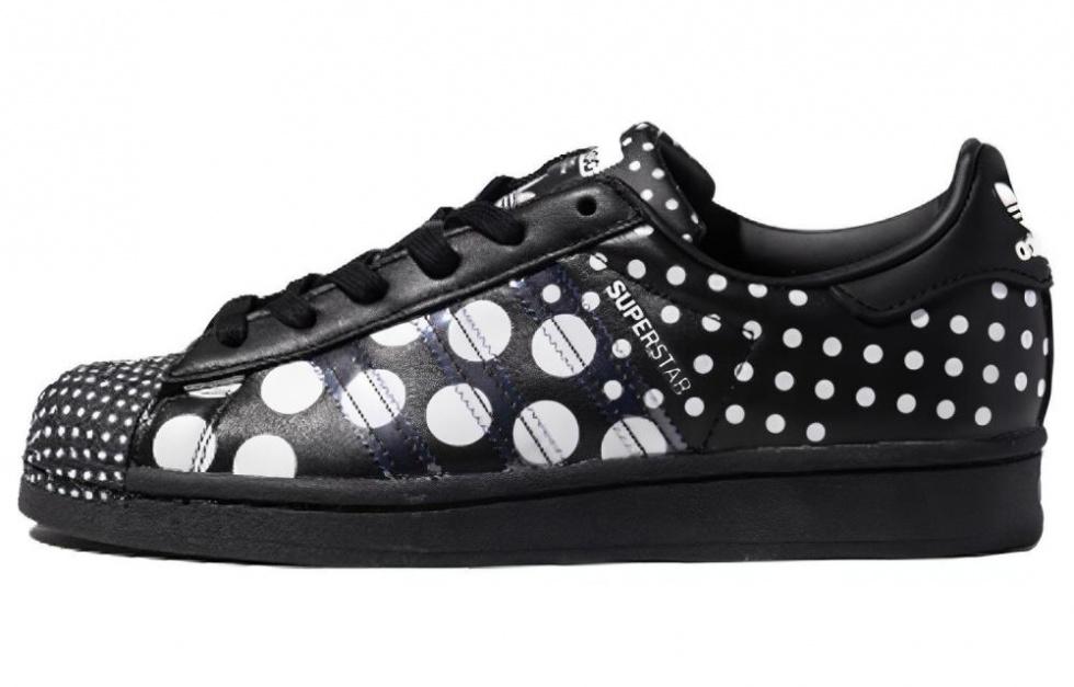 adidas originals Superstar Black Polka