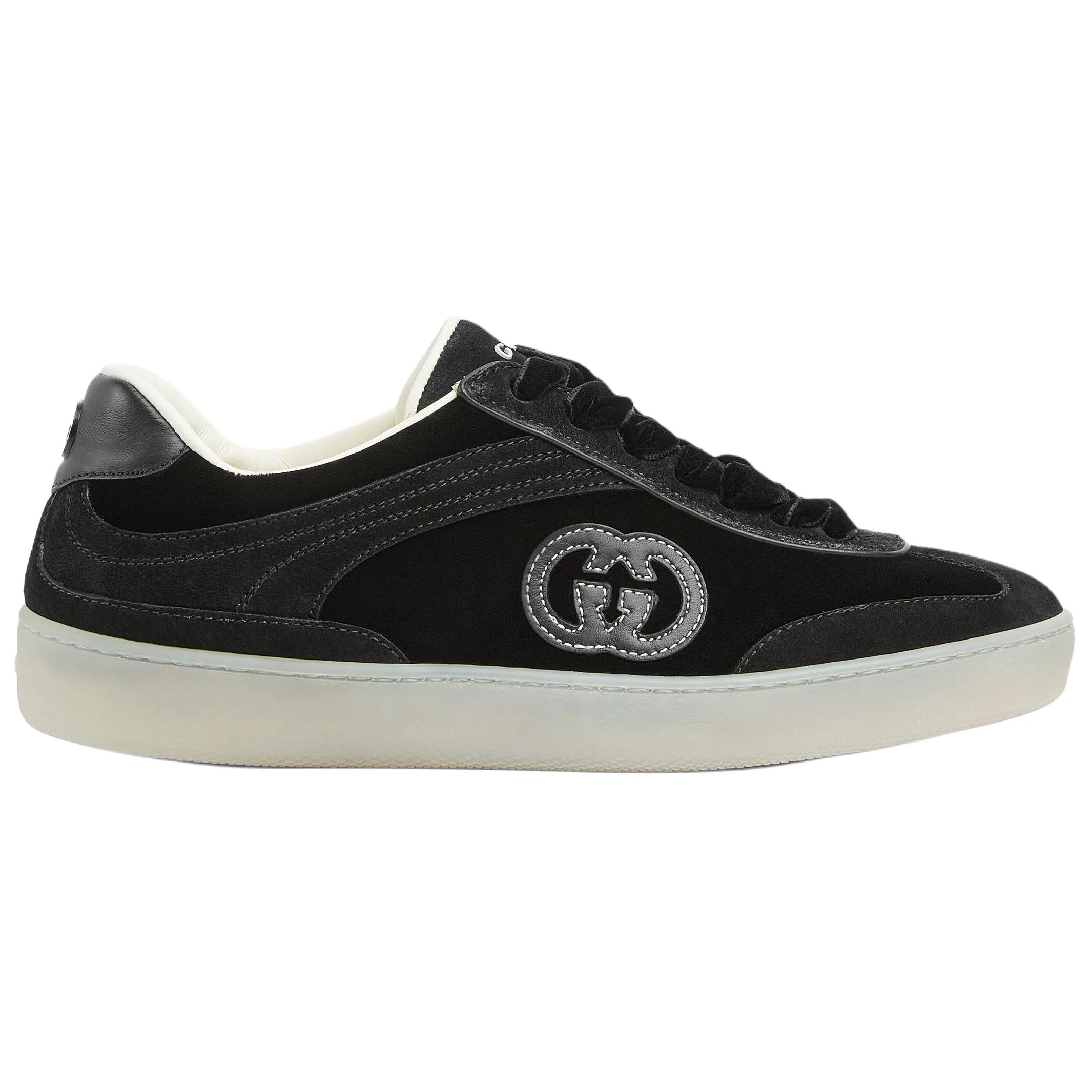 GUCCI G75 Low top Skateboard Shoes Women's Black