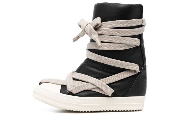 RICK OWENS Jumbo Puffer Mega-laced Sneaker Boots