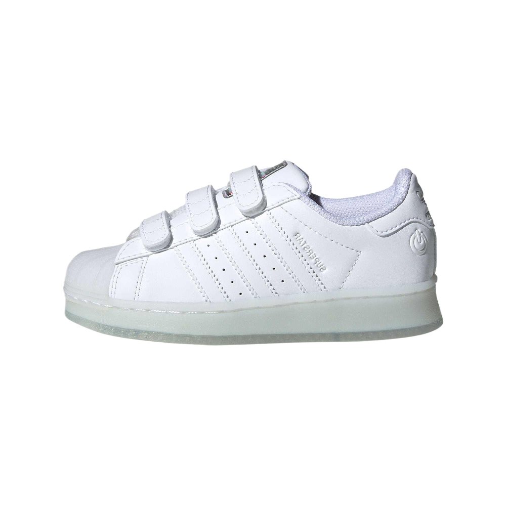 Adidas Superstar Series Abrasion Resistant Low Top Kids' Skateboarding Shoes White Kids