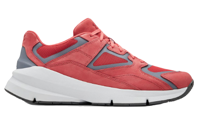 Under Armour Forge 96 Nubuck Reflect Cushioning Low top Casual Shoes Unisex Red Print With Mud