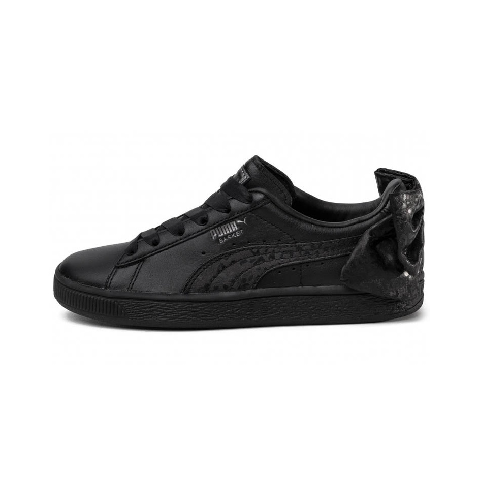 PUMA Basket 'Bow Black Leopard' Women's