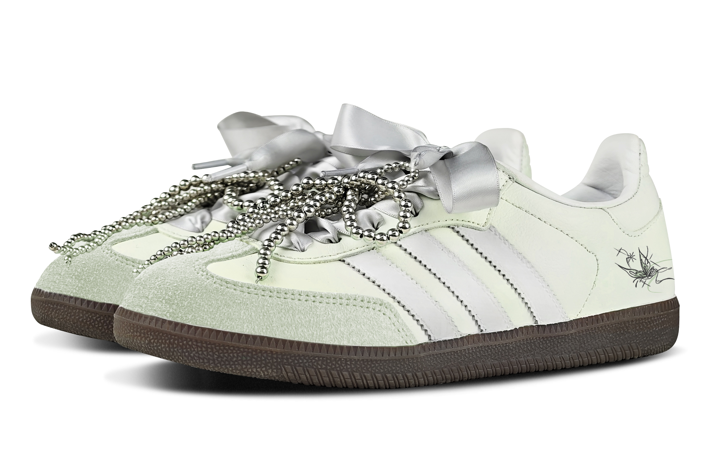 Adidas Originals SAMBA OG Low top Skateboard Shoes Unisex Light Green купить в интернет-магазине Yoocart с быстрой доставкой по России.