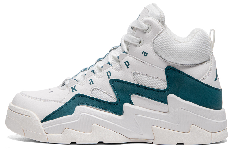Kappa High Top Skateboard Shoes Women's White Blue