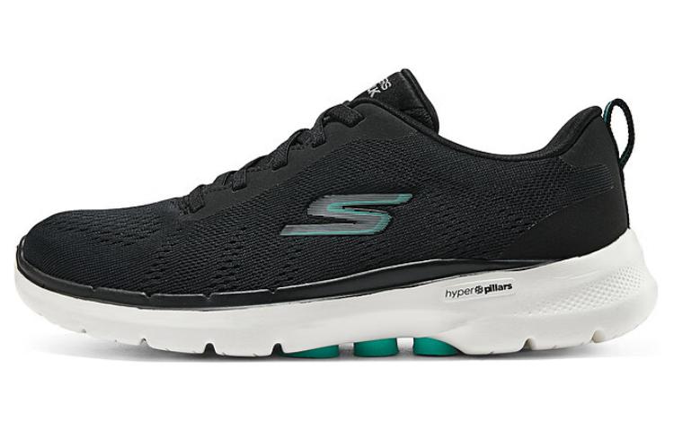 Skechers Go Walk 6 Cushioning, Slip Resistant, And Abrasion Resistant Low Top Casual Running Shoes Women's Black