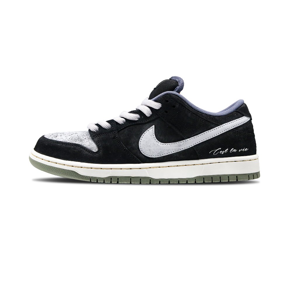 Nike Dunk SB 'Star Trek2.0' Abrasion Resistant Low Top Skateboard Shoes Unisex Black Gray