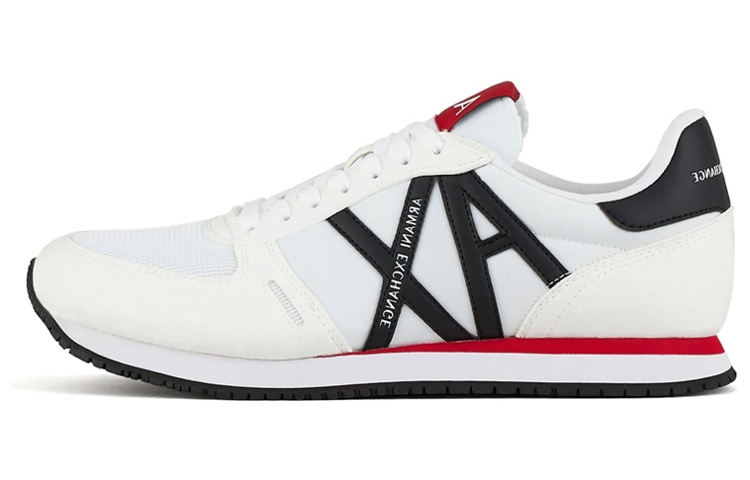 ARMANI EXCHANGE Logo-patch Lace-up Sneakers