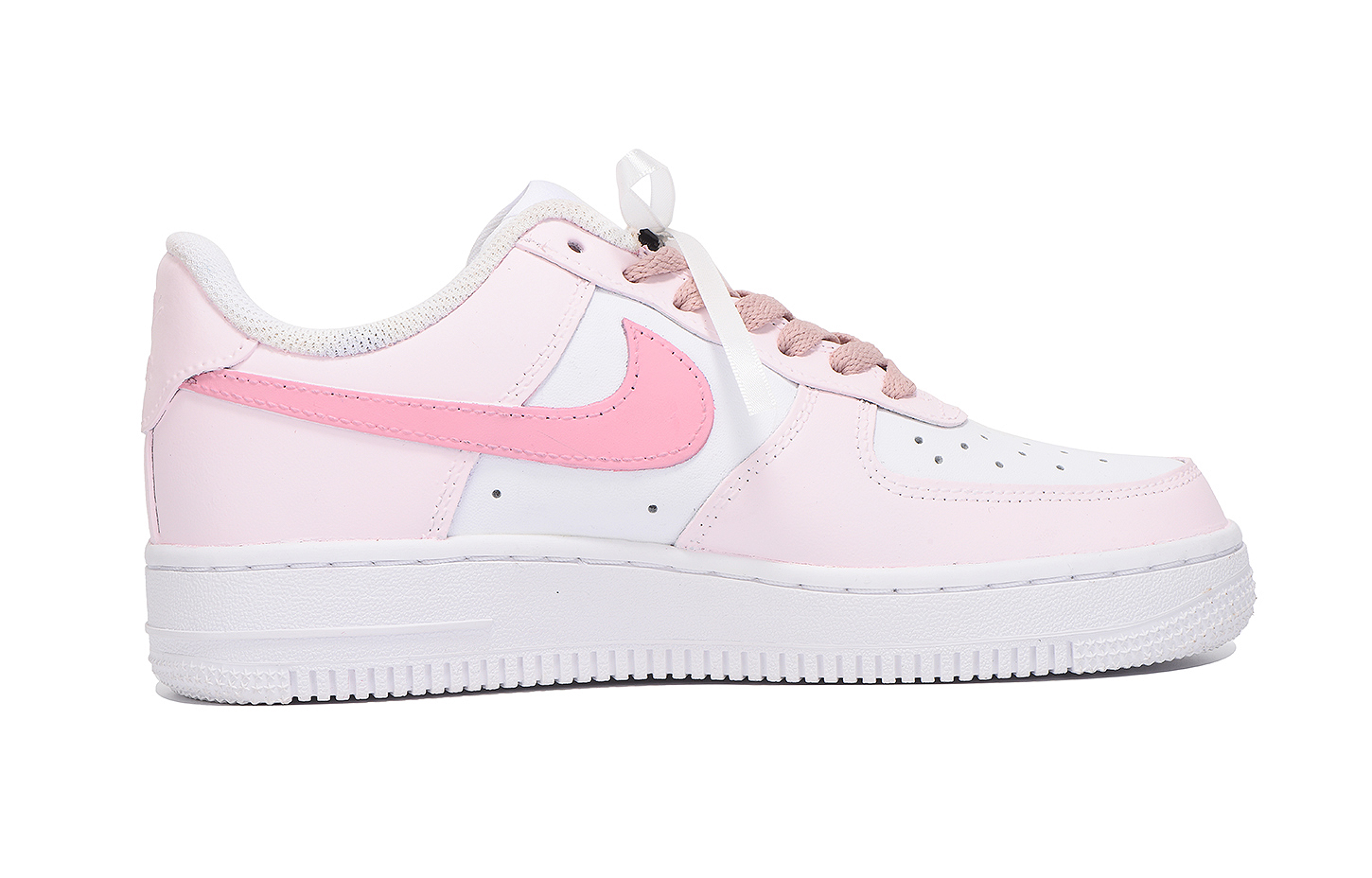 Nike Air Force 1 Anti Slip Wear Resistant Low Top Skateboard Shoes Women's Pink White купить в интернет-магазине Yoocart с быстрой доставкой по России.