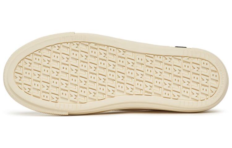 MLB Playball Anti-Slip Wear-Resistant Low-Top Canvas Shoes Unisex White
