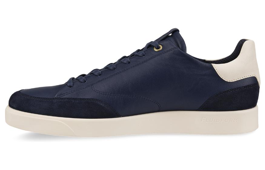 Ecco Anti Slip Wear Resistant Low Top Skateboard Shoes Men's Blue