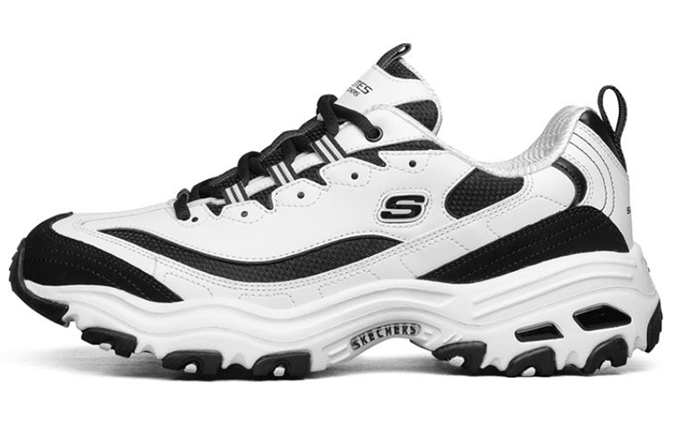 Skechers D Lites Running Shoes White/Black