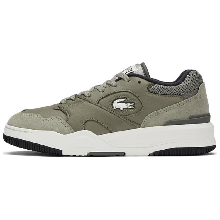 LACOSTE Anti-Slip Wear-Resistant Low-Top Skateboard Shoes Men's Green