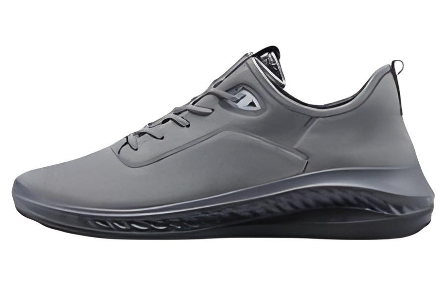 Ecco Low-Top Casual Shoes Men's Iron Gray