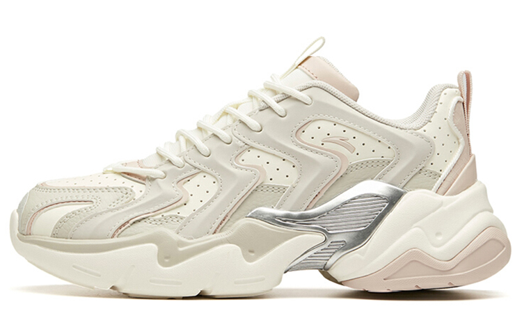 ANTA Chunky Sneakers Women's Low-Top White/Gray