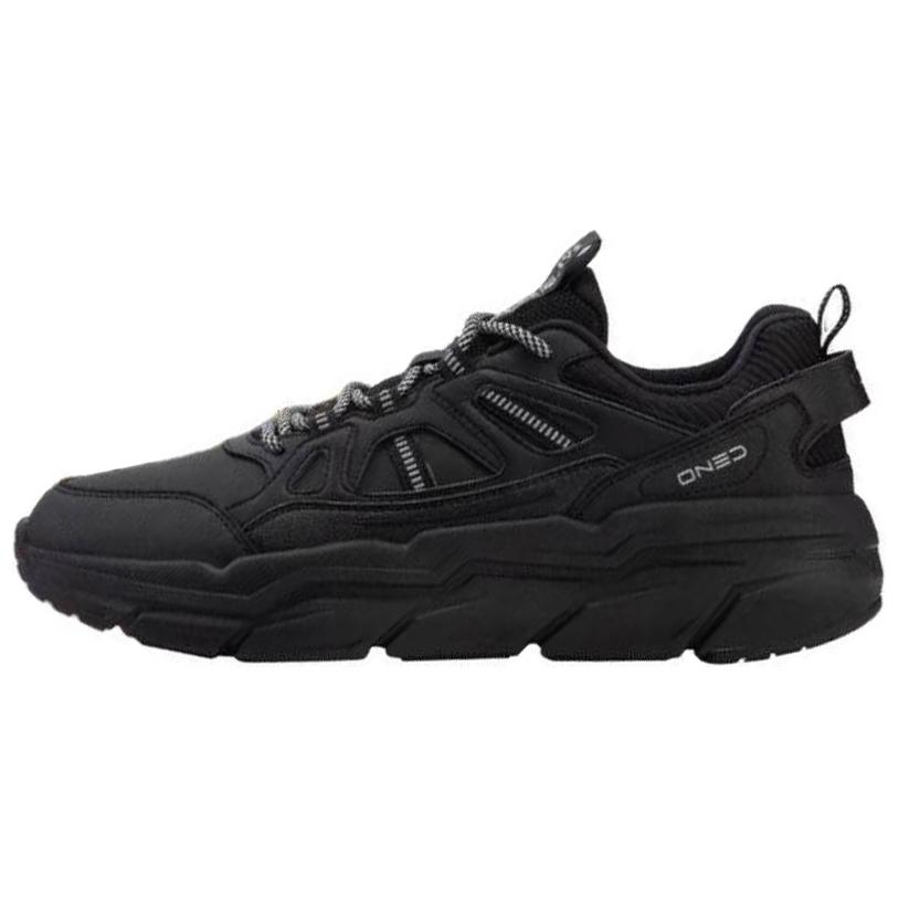 361° Anti-Slip Wear-Resistant Low-Top Chunky Sneakers Men's Black
