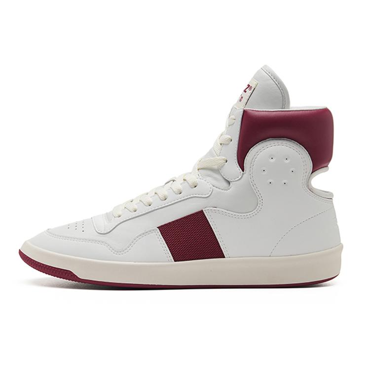 EQLZ EQUALIZER 1970 Lightweight High Top Vintage Basketball Shoes Unisex Campus Red