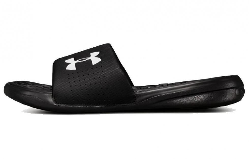 Under Armour Playmaker Fixed Strap Slippers Black