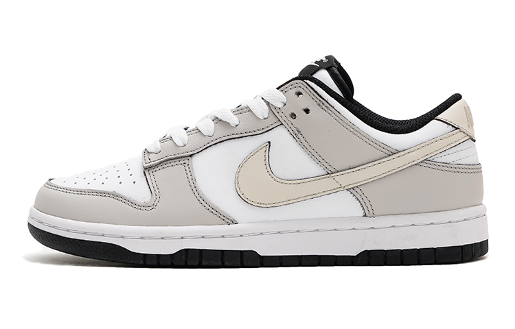 Nike Dunk Skateboard Shoes Women's Low-Top Gray/Beige White