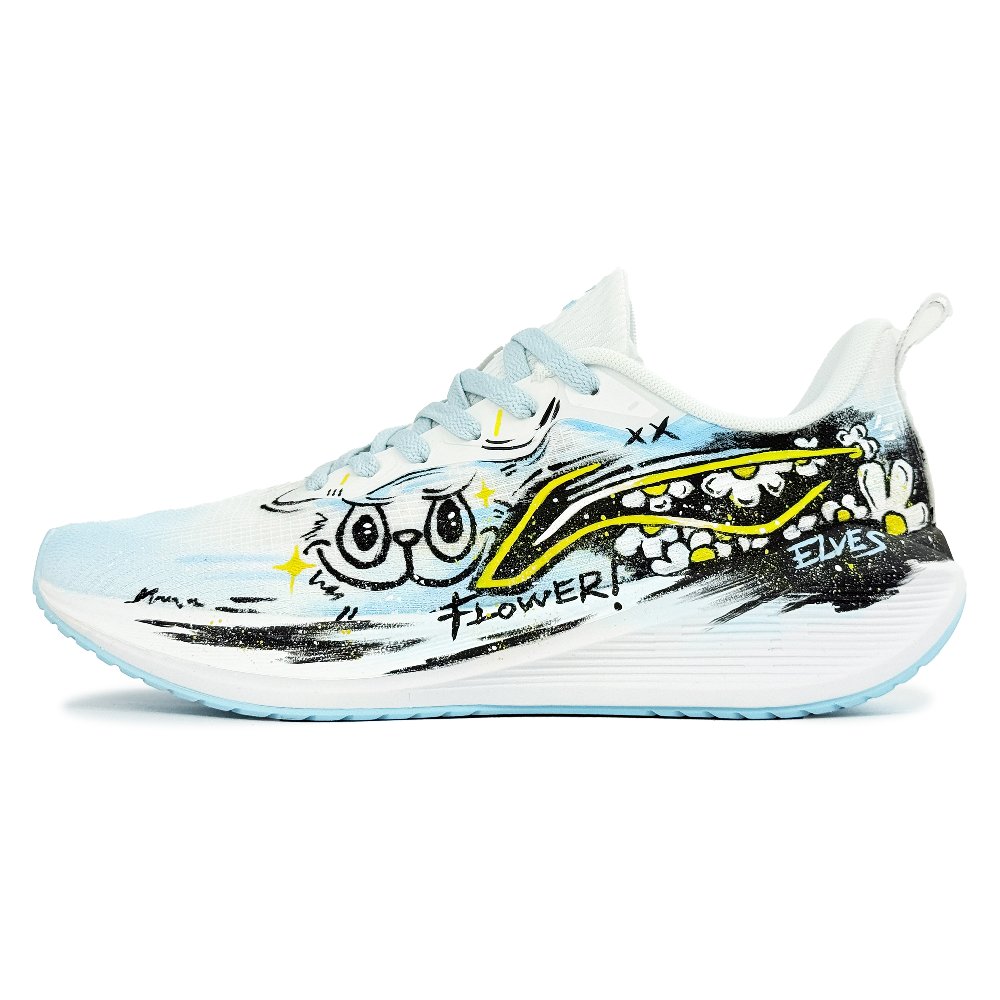 LiNing Wuyue Wear resistant And Lightweight Low Top Casual Running Shoes Men's Light Blue
