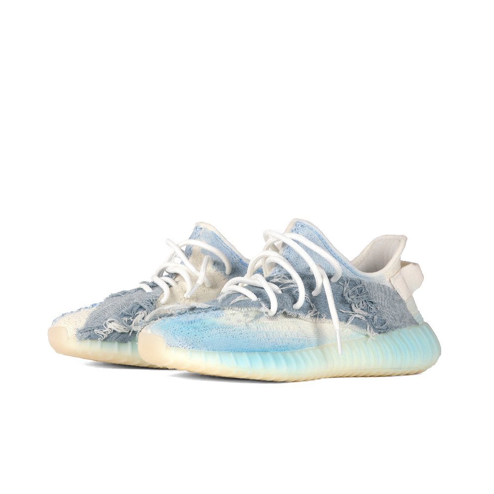Adidas Originals Yeezy Boost 350 V2 Anti Slip Wear Resistant Low Top Casual Shoes Unisex Sky Blue
