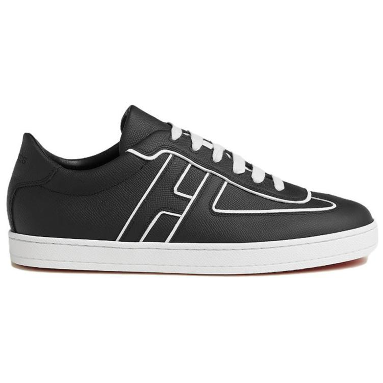 HERMES Boomerang Low Top Skateboard Shoes Men's Black
