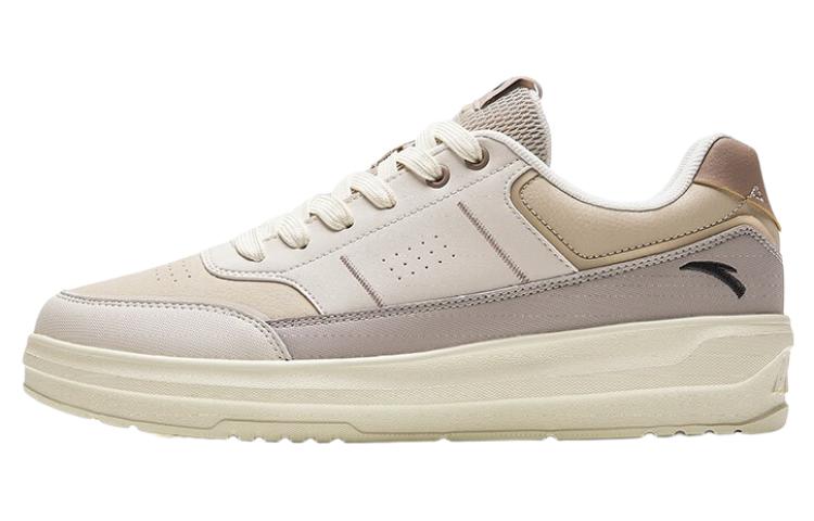 Anta Slip Resistant Thermal Low Top Skateboard Shoes Men's Gray Brown