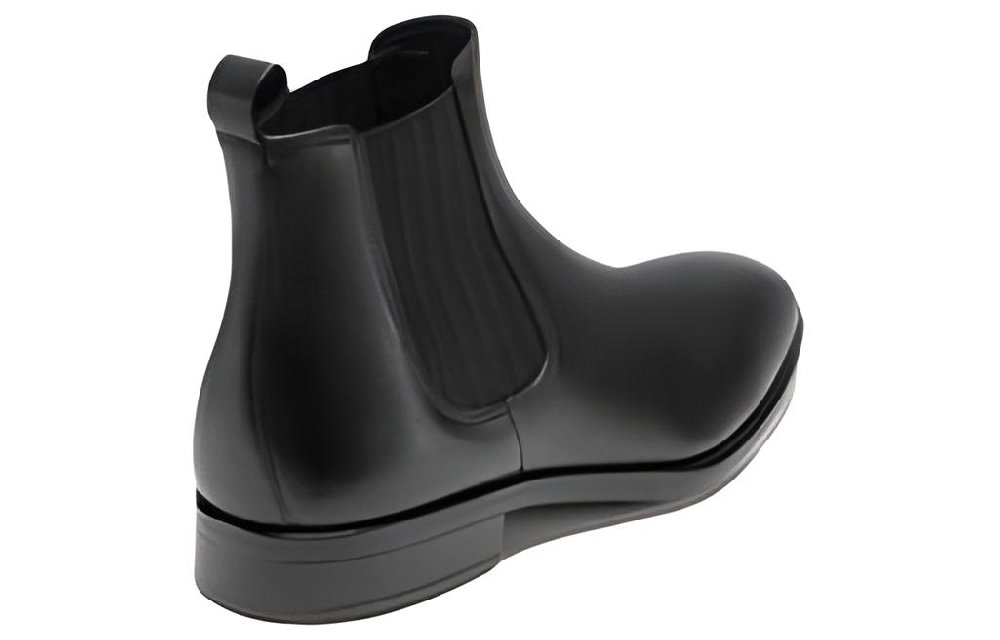 Ecco Suitable Route Collection Ankle Length Chelsea Boots 3.1CM Men's Black