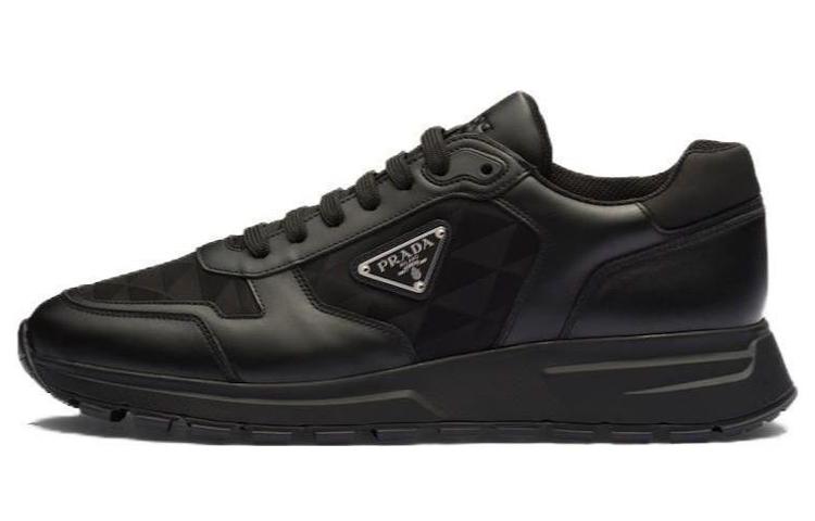 PRADA Leather And Re-Nylon 'Black'