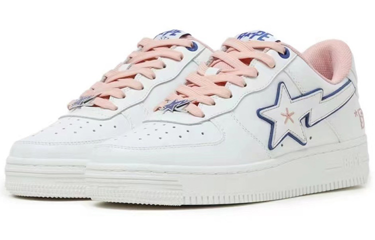 Bape A BATHING APE Bape Sta Bapy White Pink Women's купить в интернет-магазине Yoocart с быстрой доставкой по России.