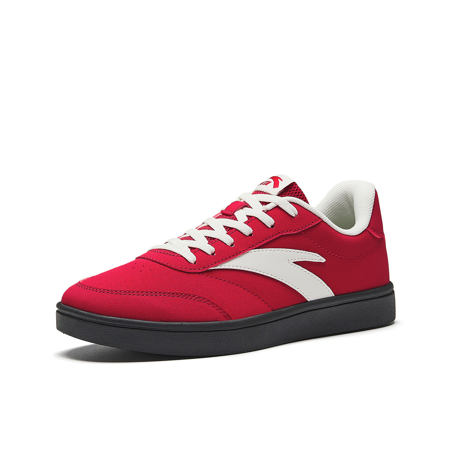 Anta Low top Skateboard Shoes Women's Elegant Red/Ivory White