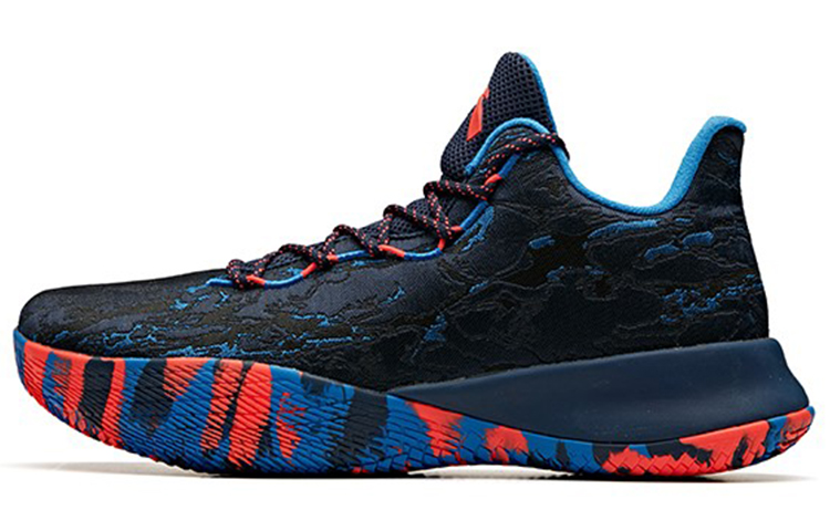 Anta Pallas Mid Top Basketball Shoes Men's Blue