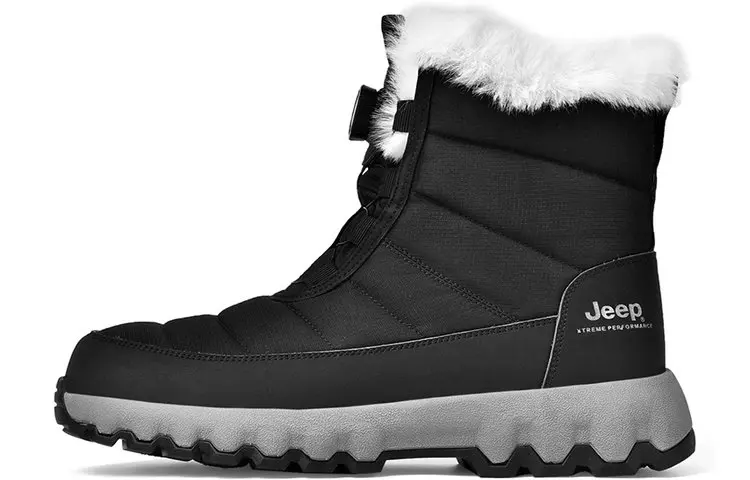 Jeep Snow Boots Unisex Black