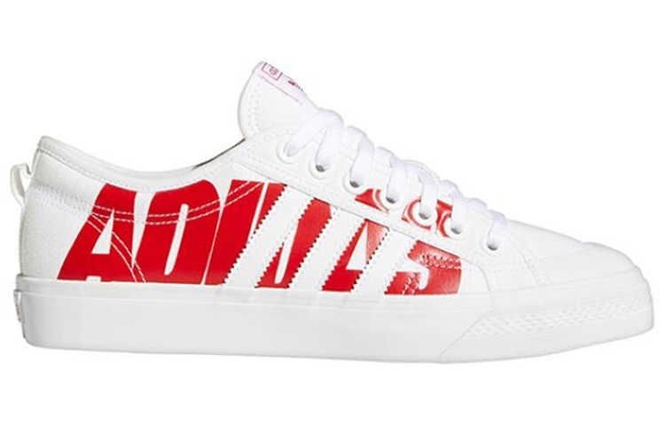 Adidas Nizza Trefoil 'White Red' Women's купить в интернет-магазине Yoocart с быстрой доставкой по России.