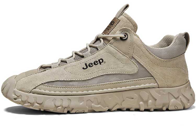 Jeep Low Top Casual Shoes Men's Sand