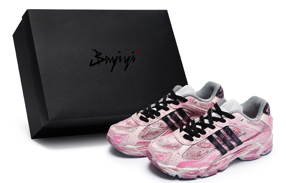 Adidas Originals Response Anti-Slip Wear-Resistant Low-Top Running Shoes Unisex Pink Black