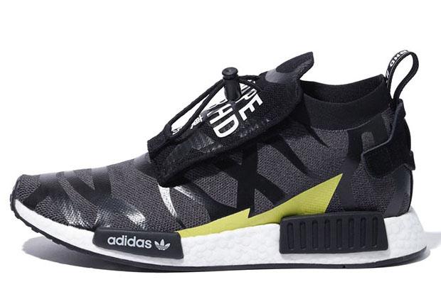 Adidas Neighborhood X A Bathing Ape X NMD_TS1 Pk 'Stealth'