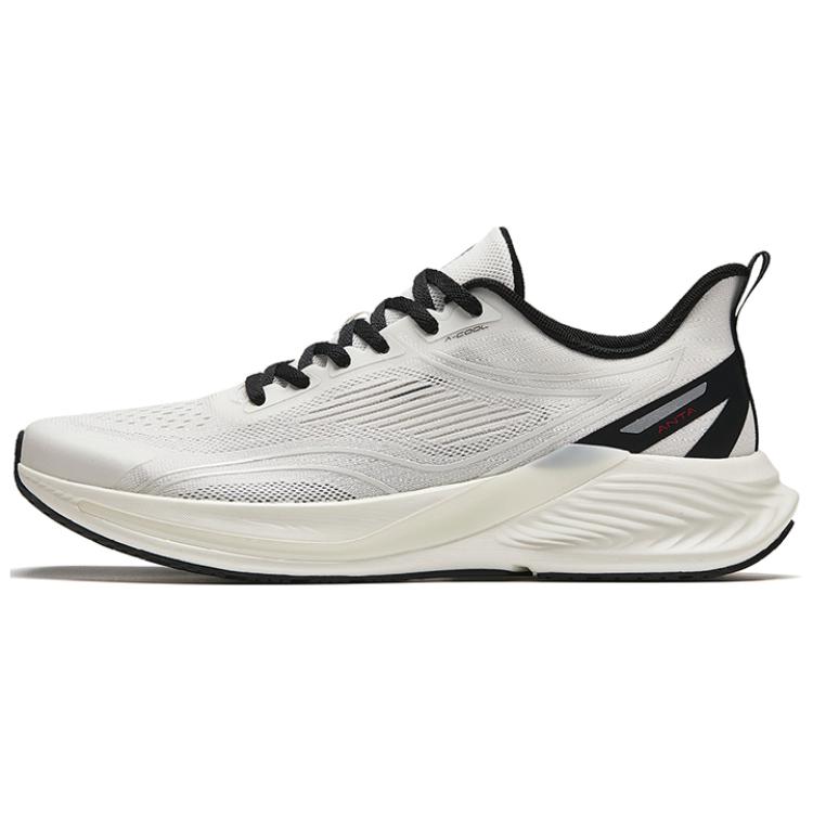 Anta Hydrogen Run 6th Generation Cushioning, Wear Resistant Low Top Running Shoes Men's Black White