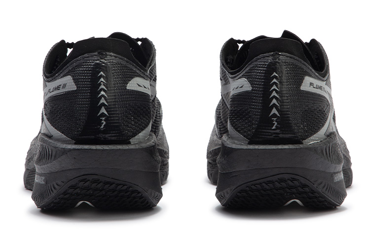 361° Fly Burn 3 Cushioning Abrasion Resistant Breathable Low top Running Shoes Unisex Obsidian Black