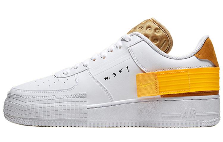 Nike Air Force 1 Type White Gold