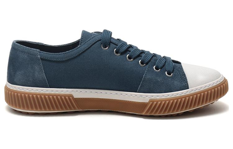 PRADA Low Top Stylish Skateboarding Shoes Men's Interstellar Blue купить в интернет-магазине Yoocart с быстрой доставкой по России.